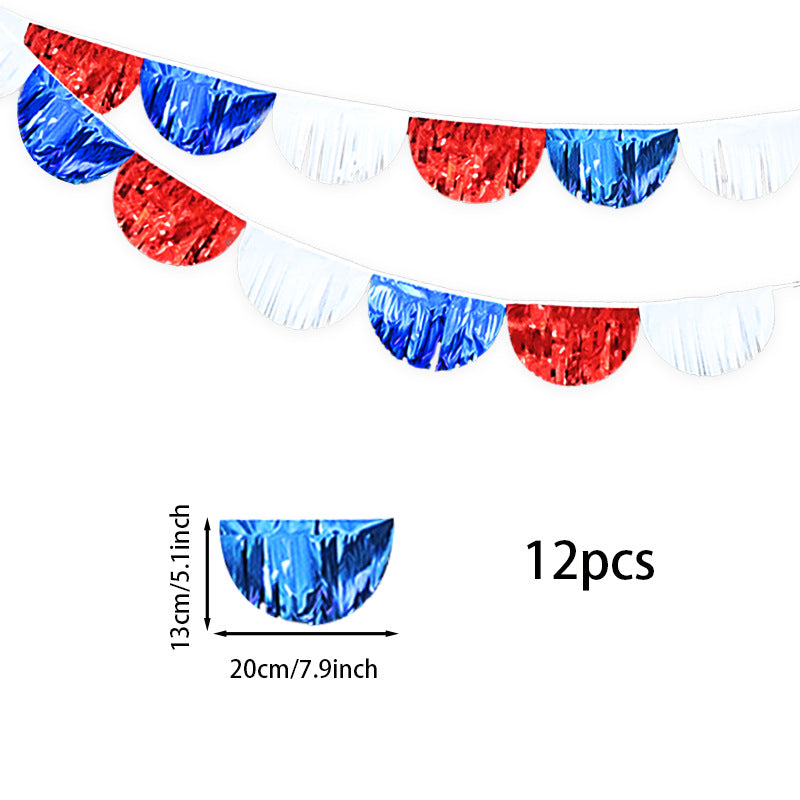Siopsrl | Unisex nan shiny metallic fringe garland with semicircular pendants Siopsrl