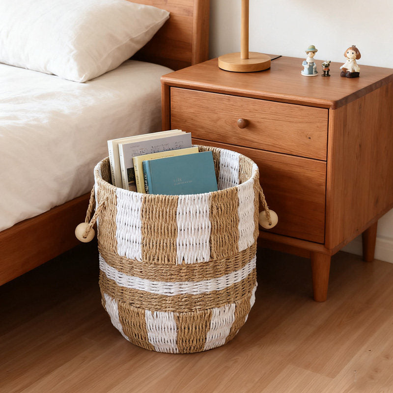 Handcrafted storage bucket made of pocket fabric Siopsrl