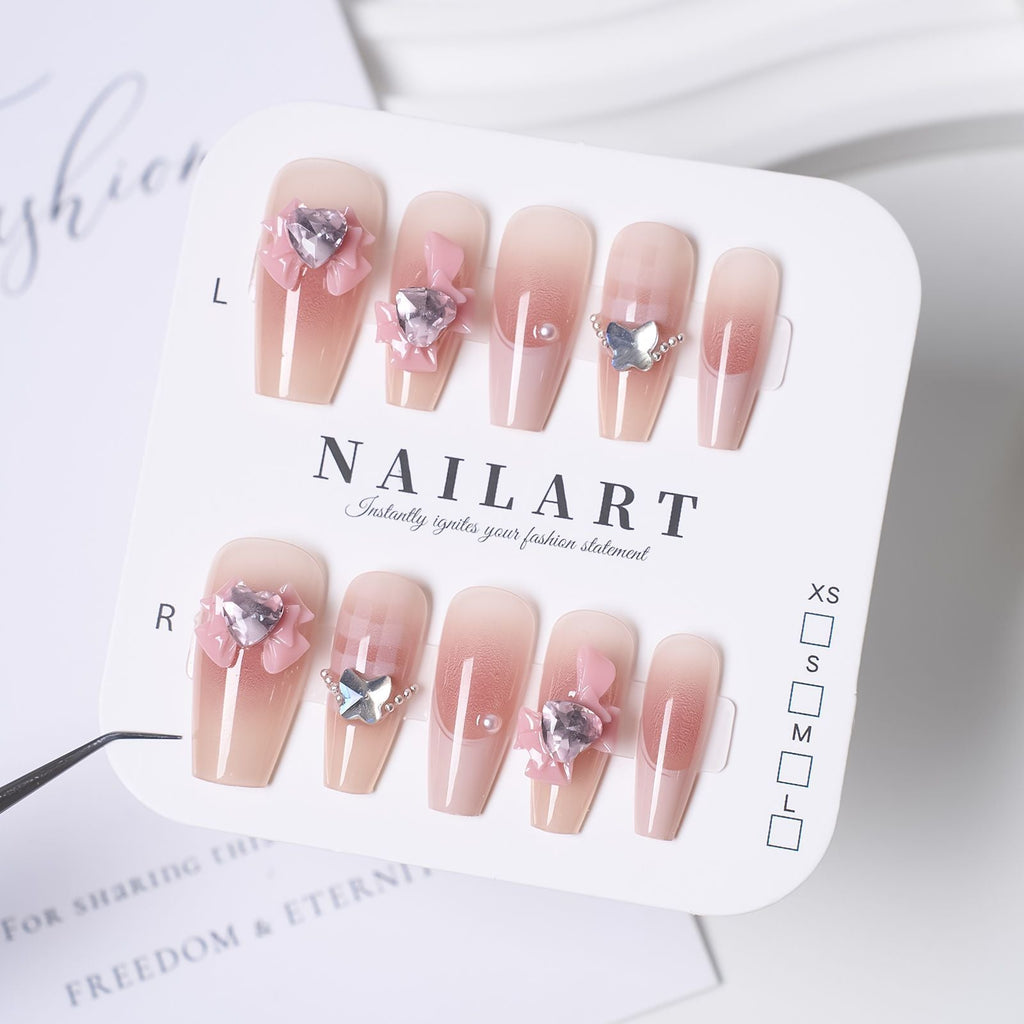 Siopsrl | Press-On Nail Art Set with Elegant Leopard Design Siopsrl