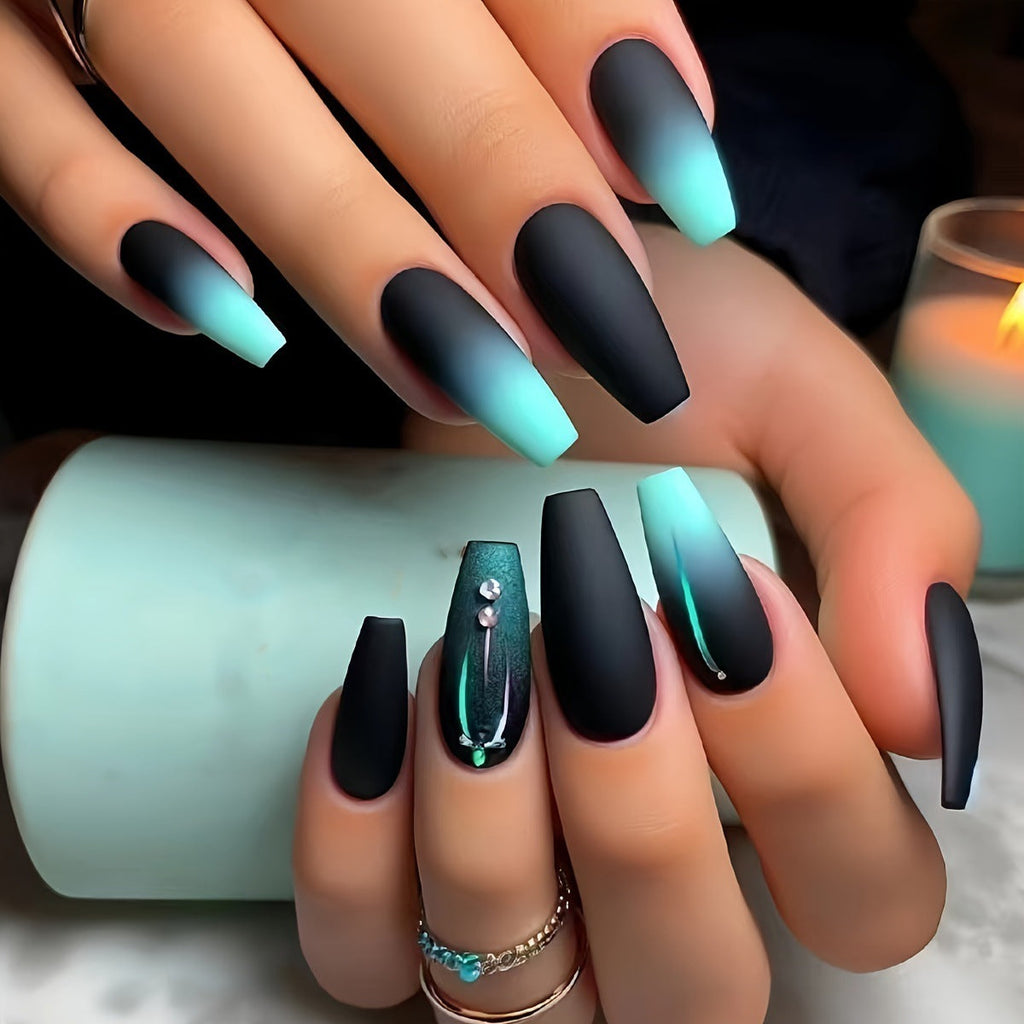 Siopsrl | Trendy Artificial Nails with Matte Chic Finish Siopsrl