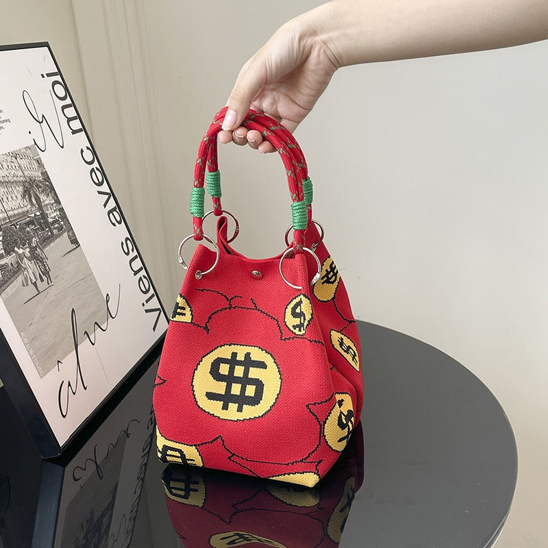 Siopsrl | WoFloral Print Textured Handbag Siopsrl