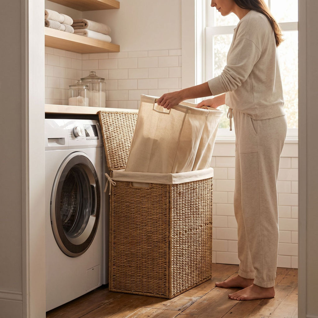 Woven Laundry Basket Siopsrl