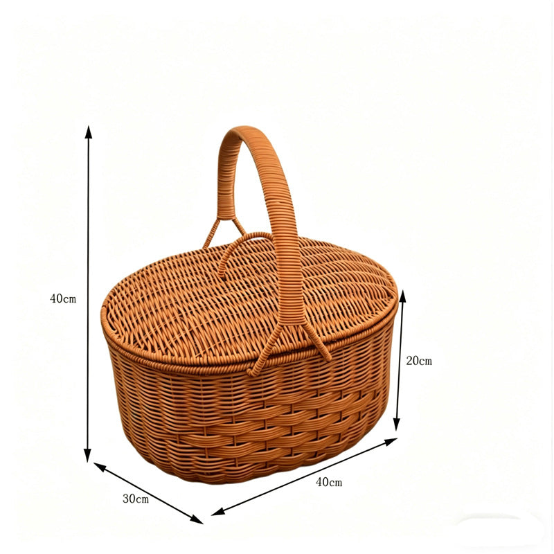 Natural Woven Market Basket Siopsrl