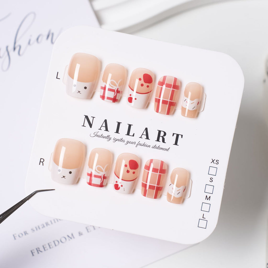 Siopsrl | Cute Character-Inspired Press-On Nail Set Siopsrl