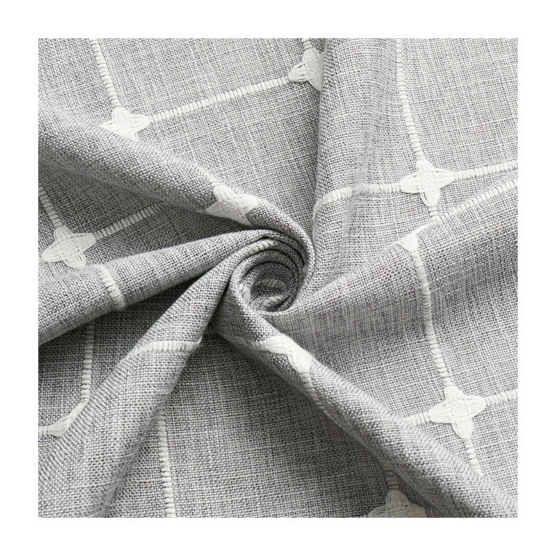 Siopsrl | Textured Grid Design Window Curtain Siopsrl