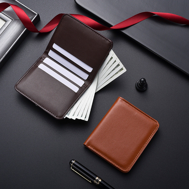 Siopsrl | Slim Leather Bi-Fold Wallet Siopsrl