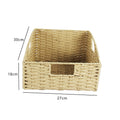 Natural Fiber Rectangular Storage Basket Siopsrl