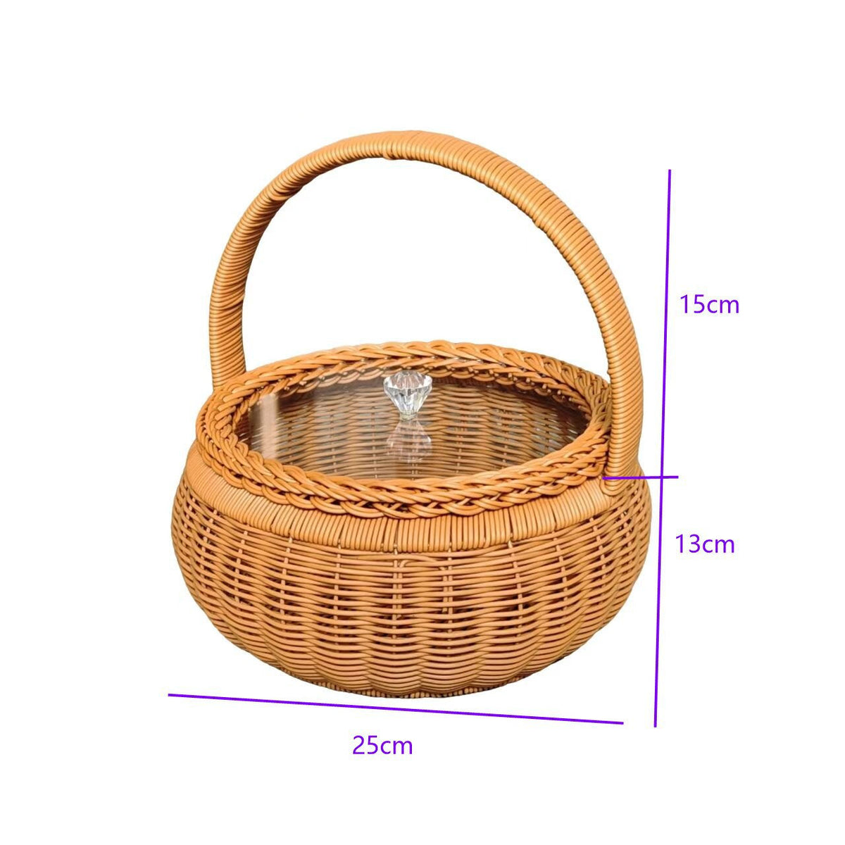 Handcrafted Woven Picnic Basket Siopsrl