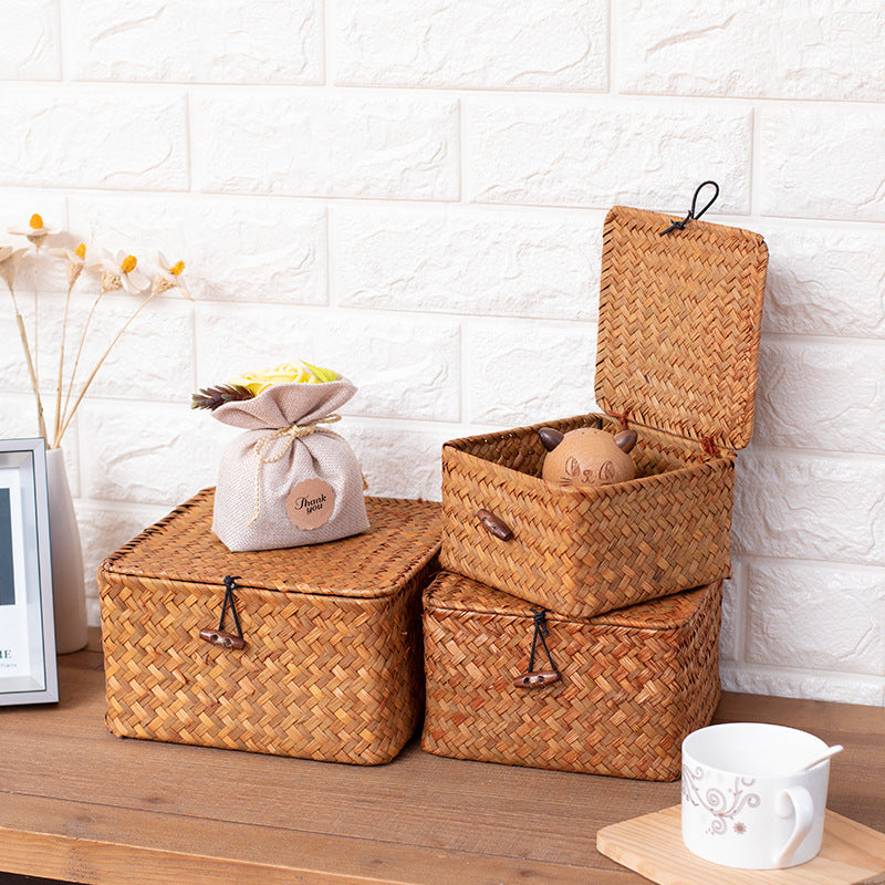 Handmade Woven Storage Cube Siopsrl
