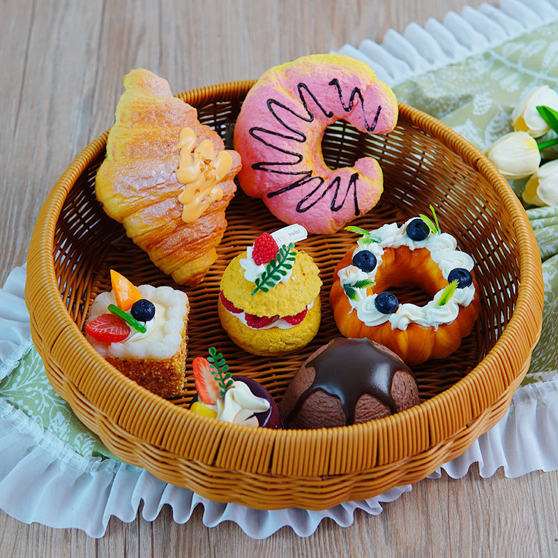 Women's round basket made of braided material Siopsrl
