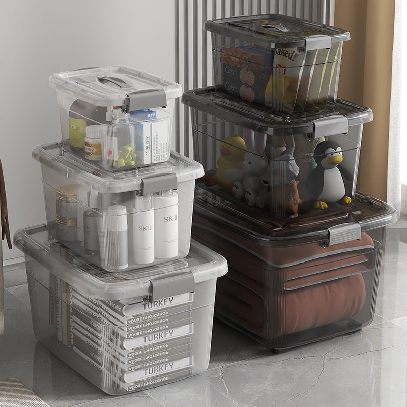 Unisex practical and stackable storage box with wheels Siopsrl