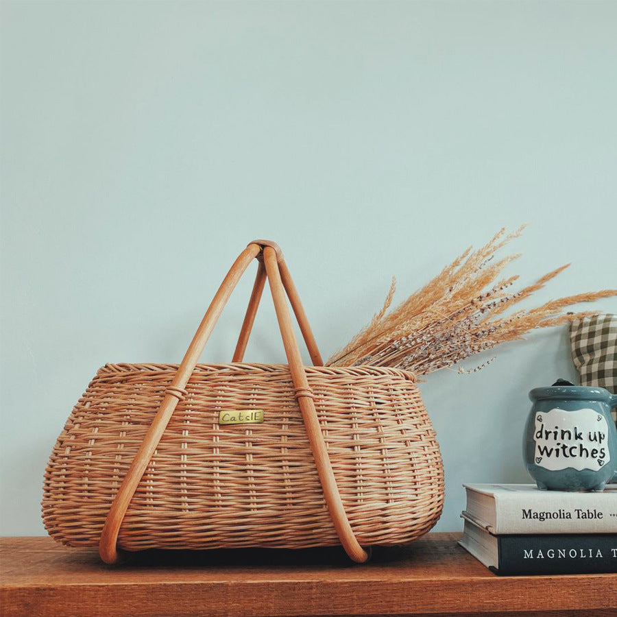 Handmade basket with ergonomic handle Siopsrl