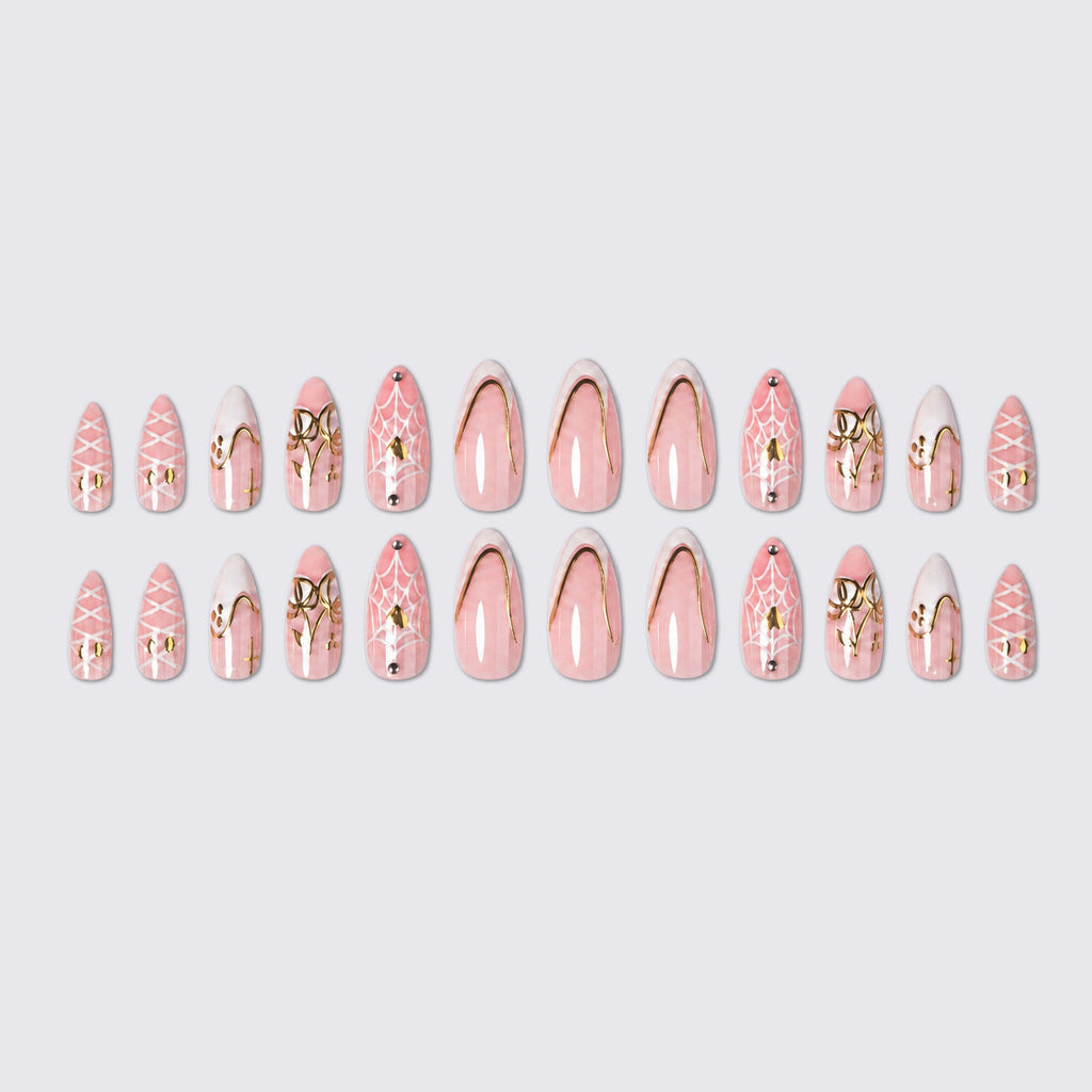 Artistic Halloween Themed Press-On Nail Set Siopsrl