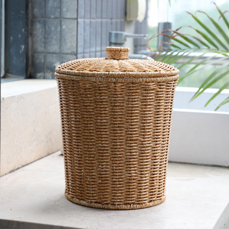 Eco-Friendly Wicker Waste Basket Siopsrl