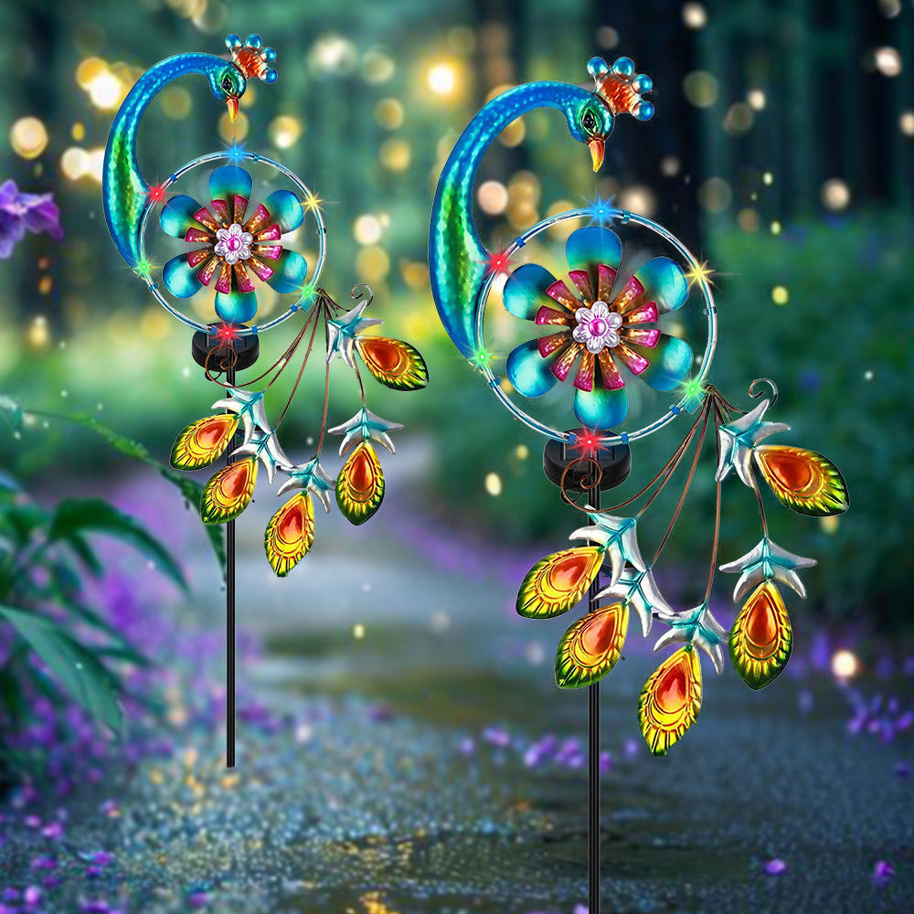 Decorative Hanging Watering Can Garden Stake Ornament With Simulated Cascading Spout Siopsrl