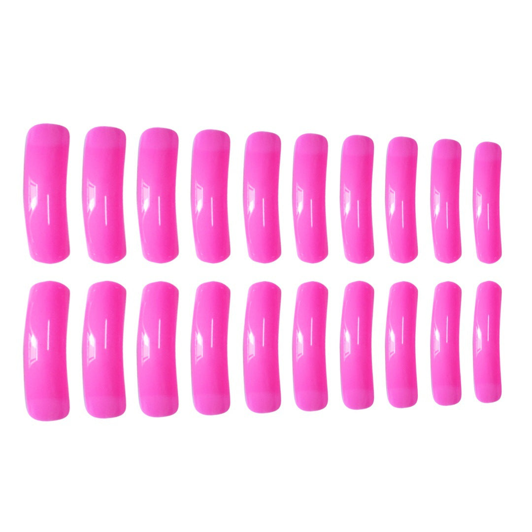 Siopsrl | Glossy Long Press-On Nails Siopsrl