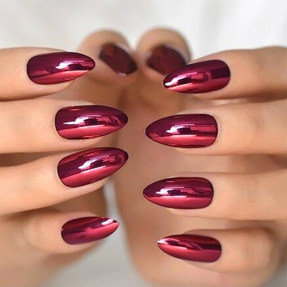 Siopsrl | Premium Glossy Almond-Shaped Press-On Nails Siopsrl Siopsrl | 787225060