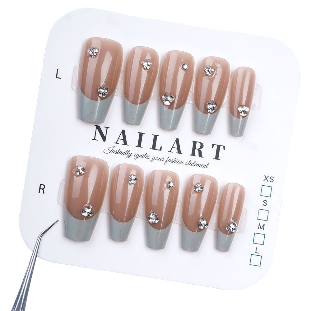 Siopsrl | Premium Decorative Rhinestone Press-On Nails Siopsrl