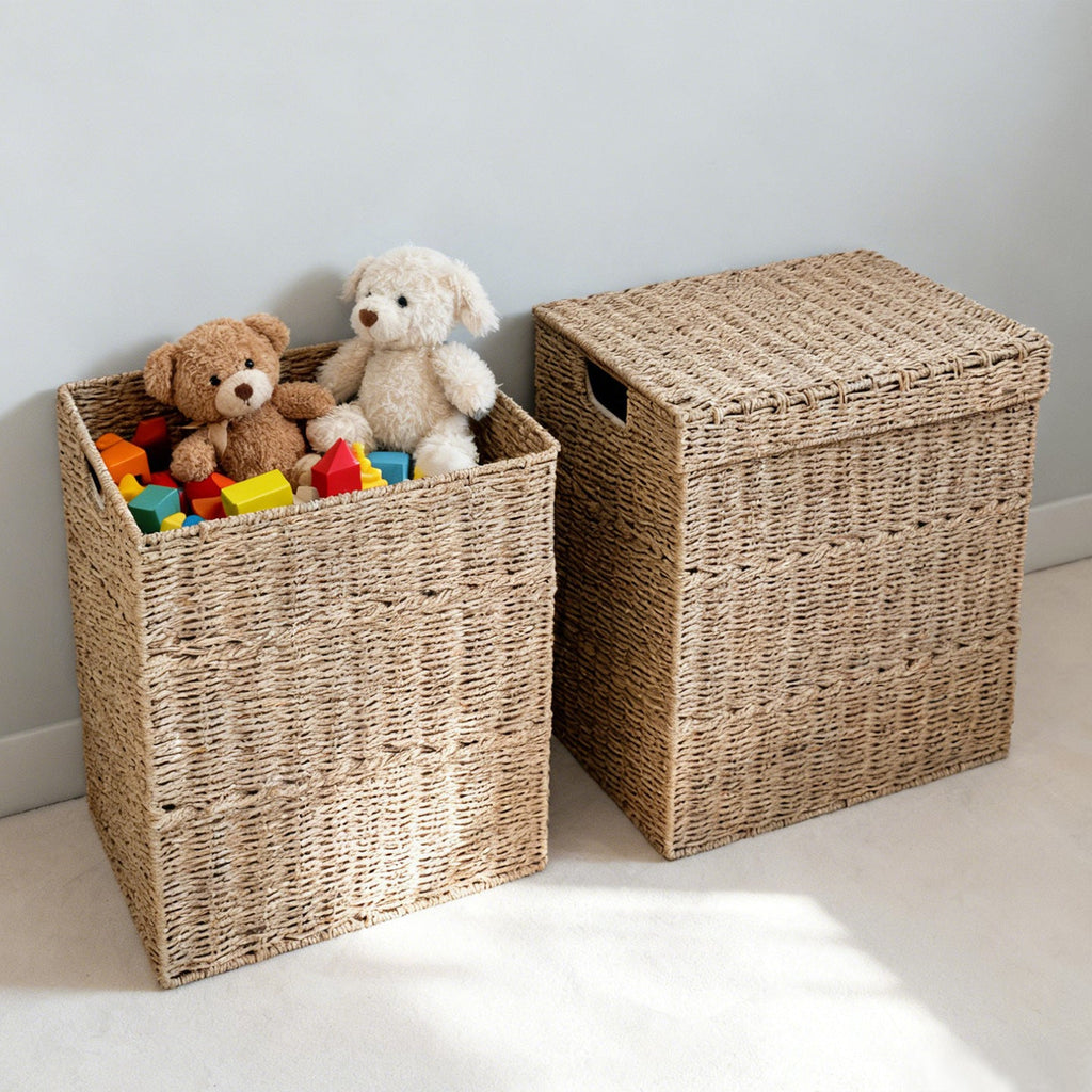 High-quality laundry basket with lid and handles Siopsrl
