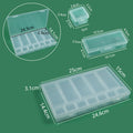 Multi-Compartment Transparent Storage Organizer Siopsrl