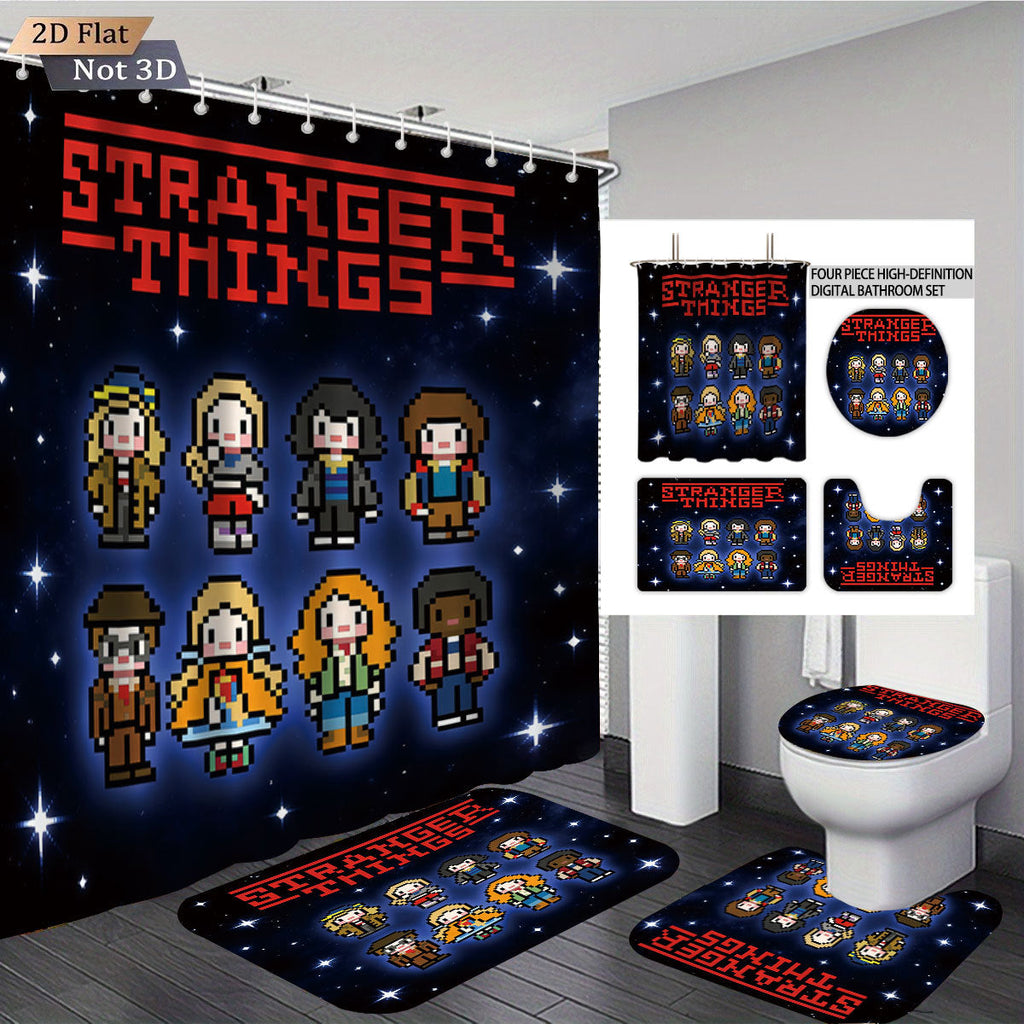 Siopsrl | Stranger Things Adventure-Themed Digital Bathroom Set Siopsrl