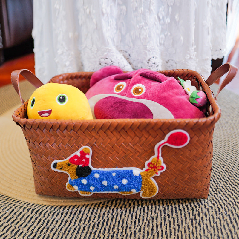 Playful storage basket with animal pattern Siopsrl