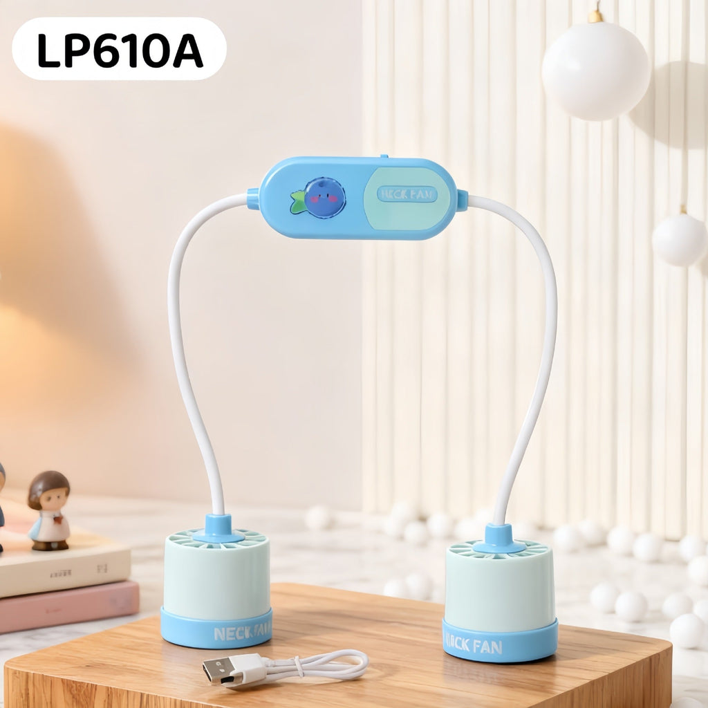 Siopsrl | Women Portable Neck Fan with Flexible Design and USB Connection Siopsrl