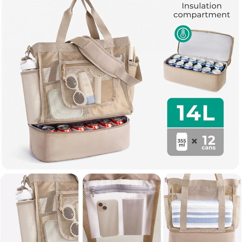 Siopsrl | Multifunctional cooler bag with mesh outer pockets Siopsrl