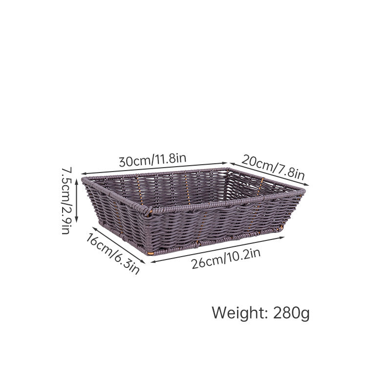 Versatile Storage Wicker Basket Siopsrl