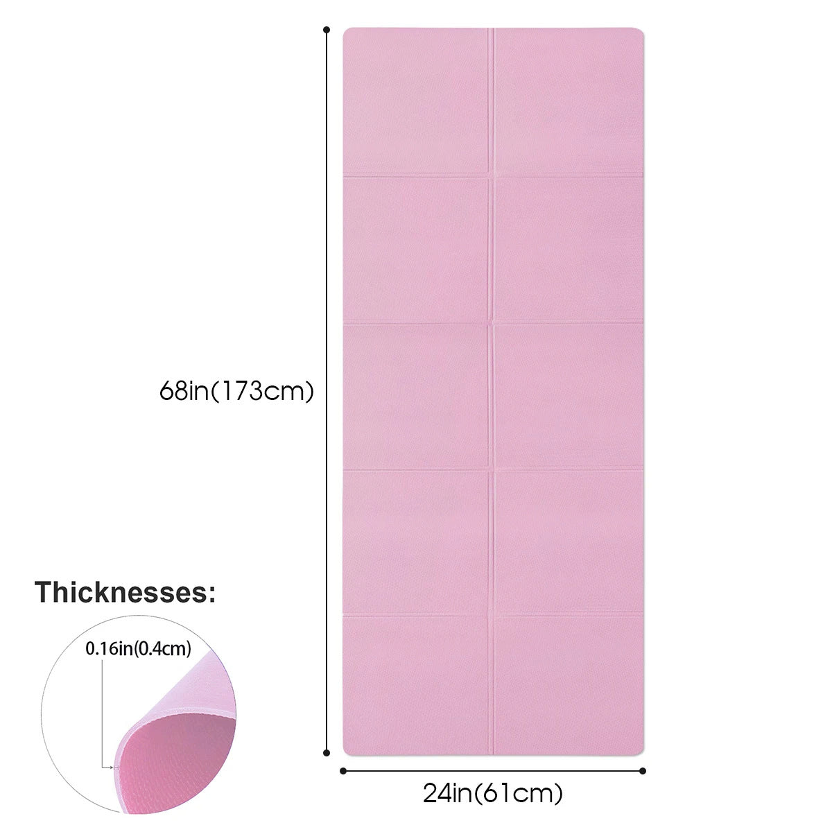 Siopsrl | Premium non-slip textured yoga mat with extra cushioning Siopsrl