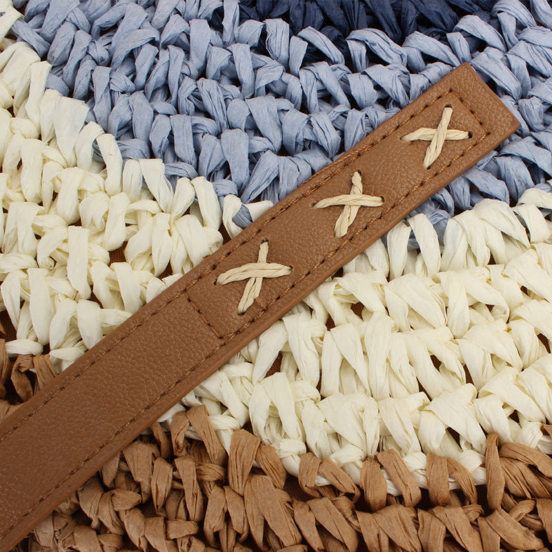 Siopsrl | Round straw bag Siopsrl