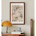 Framed nature-inspired artworks