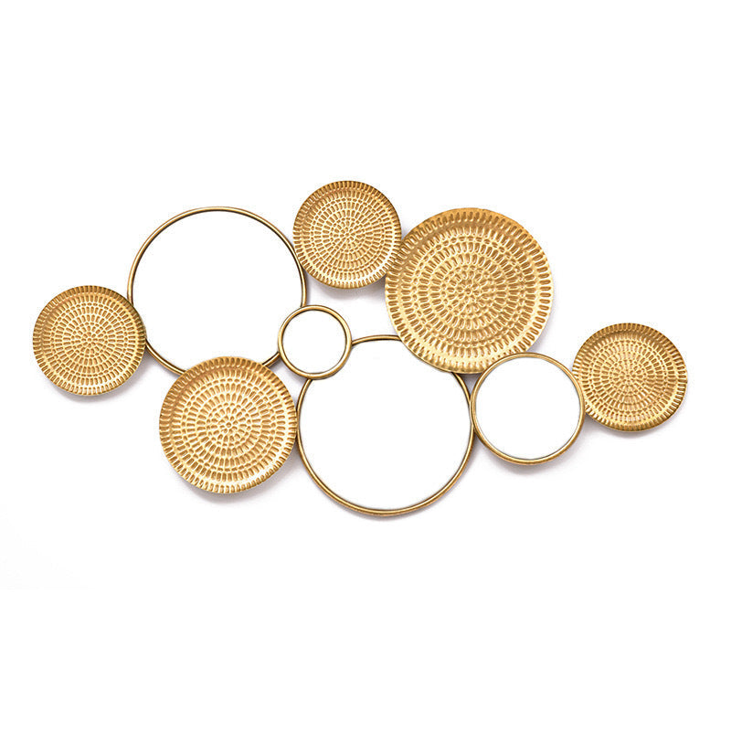Chic Interconnected Circular Mirror Ensemble Siopsrl