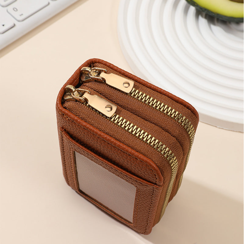 Siopsrl | Compact Multi-Pocket Zippered Wallet Siopsrl
