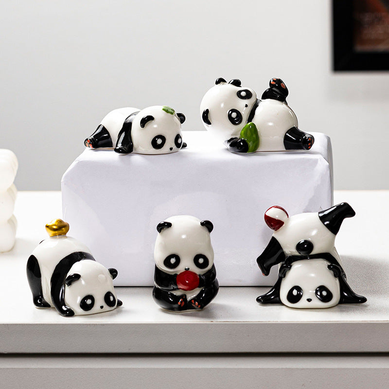 Cute Panda Decorative Figure Siopsrl