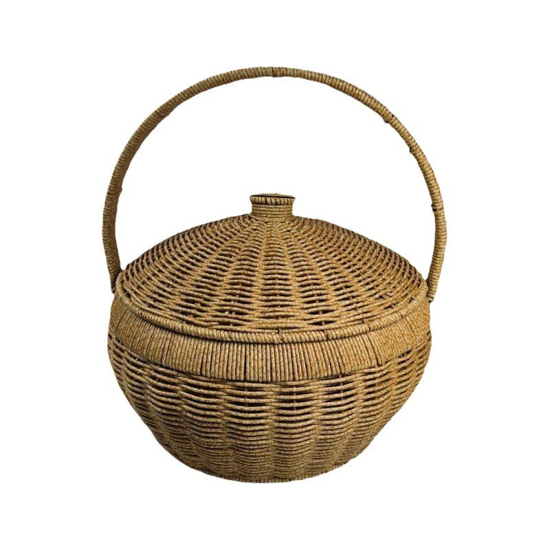 Ornamental Woven Storage Basket Siopsrl
