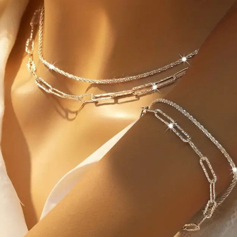 Siopsrl | Layered Chain Link Necklace Siopsrl
