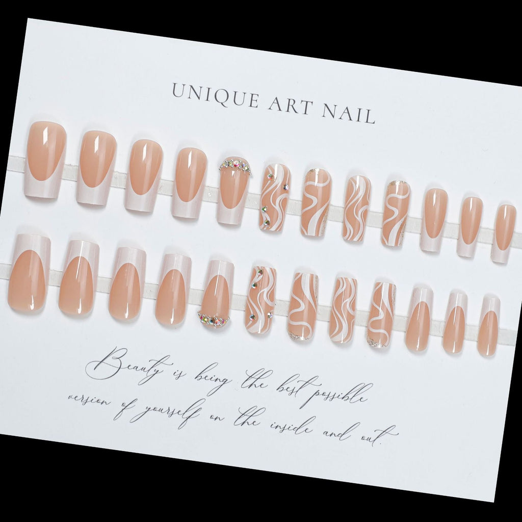 Siopsrl | Artistic Gel Nail Tips Set Siopsrl