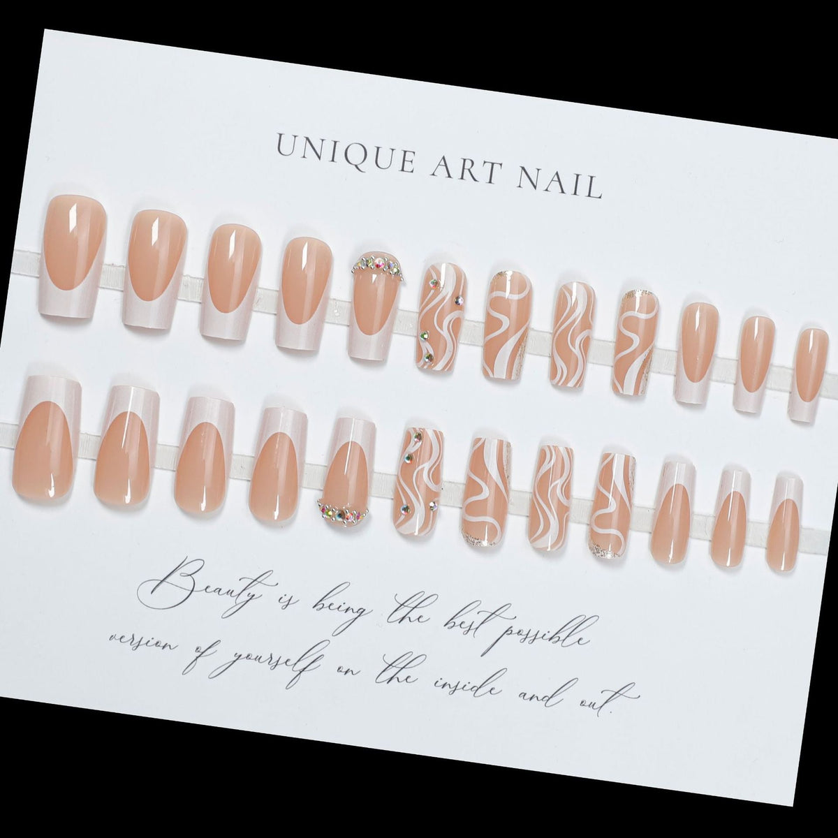 Siopsrl | Artistic Gel Nail Tips Set Siopsrl