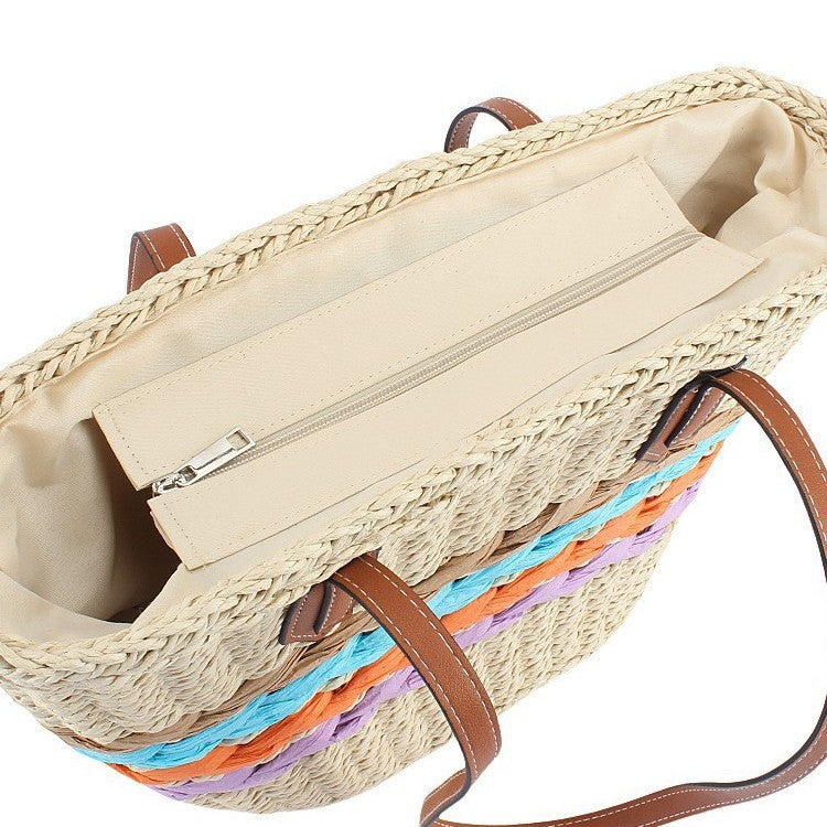Siopsrl | Handbag with Colorful Braided Details Siopsrl