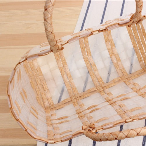 Siopsrl | Modern basket bag with refined stripes Siopsrl