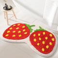 Siopsrl | Fun Strawberry Shaped Bath Mat