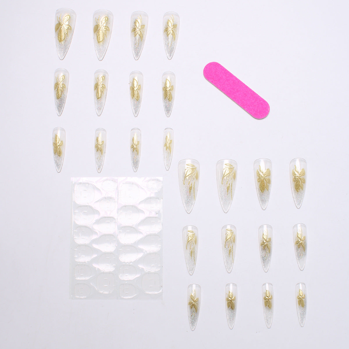 Siopsrl | Floral-Inspired Press-On Nail Set Siopsrl