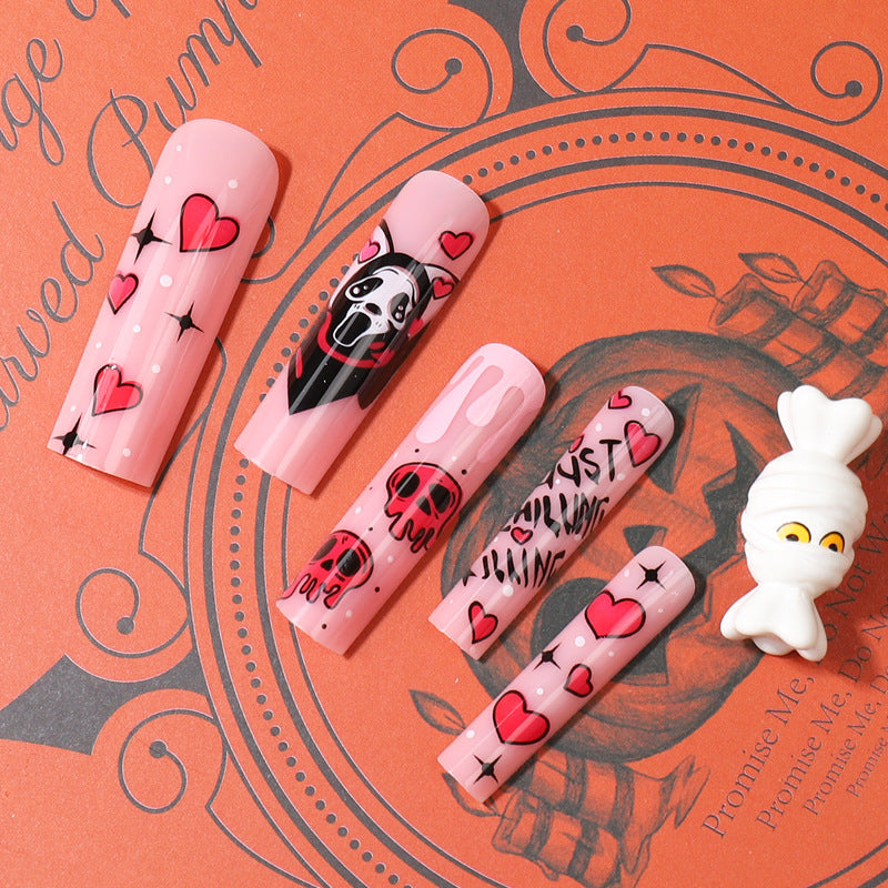Siopsrl | Artistic Patterned Press-On Nails Siopsrl