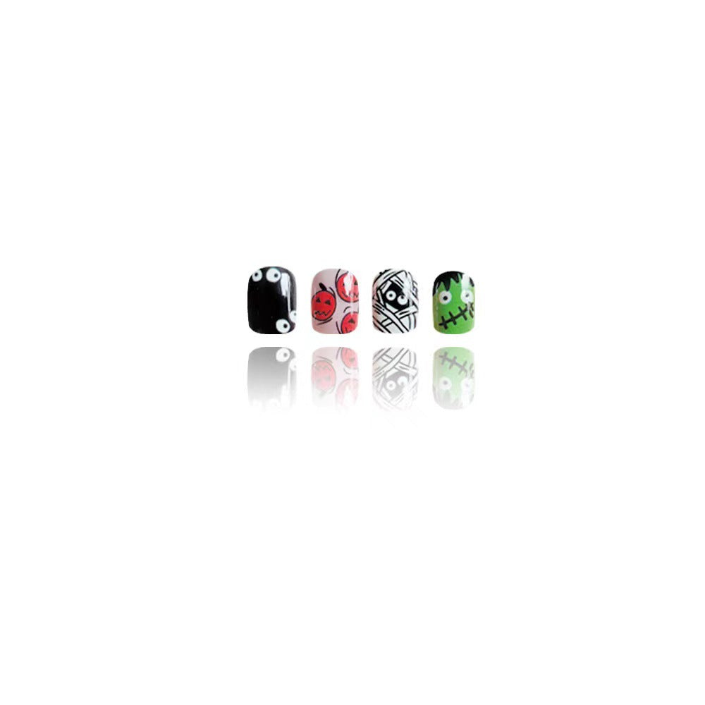 Siopsrl | Halloween Artificial Nail Set with Creative 3D Designs Siopsrl