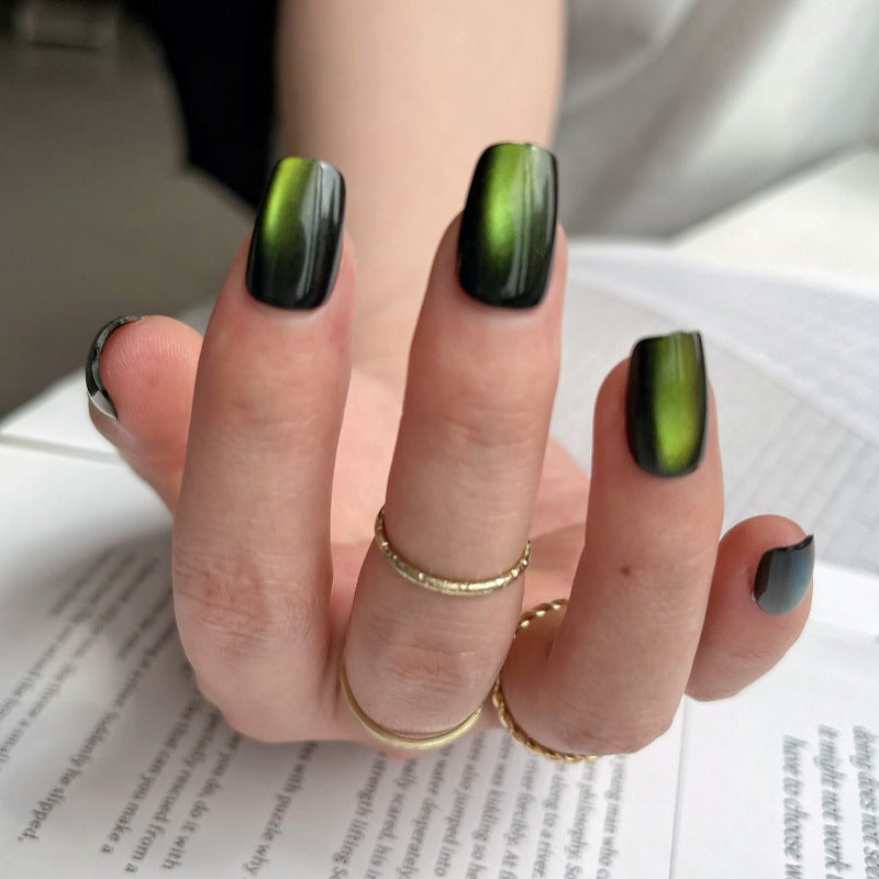 Siopsrl | Artistic Press-On Nail Set with Gradient Effect Siopsrl