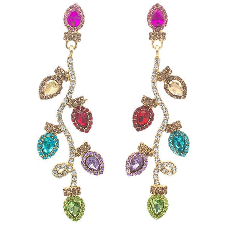Siopsrl | Vibrant Floral-Inspired Drop Earrings Siopsrl