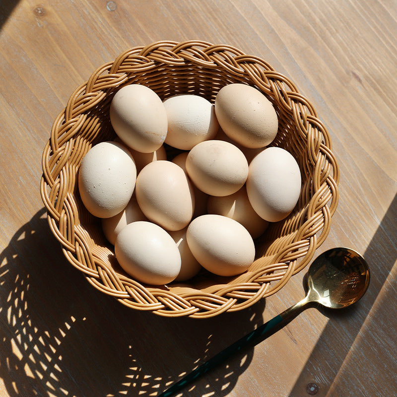 Unisex round braided storage basket Siopsrl