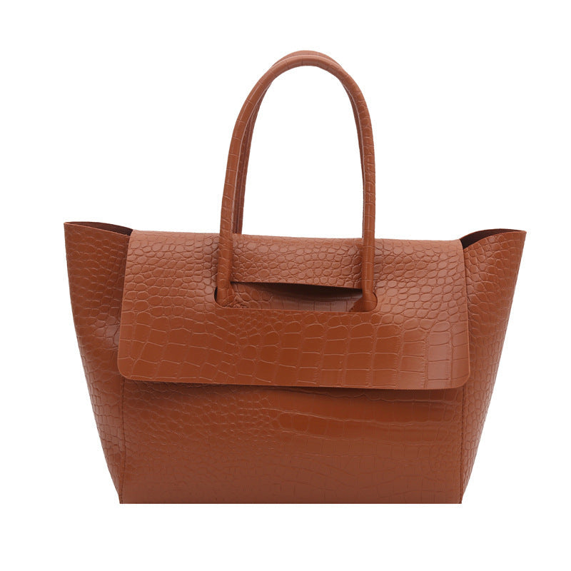 Siopsrl | WoCrocodile Textured Structured Handbag Siopsrl
