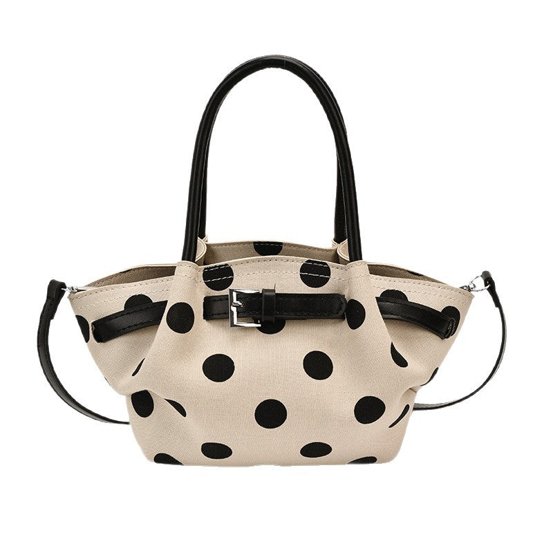 Siopsrl | Polka Dot Structured Handbag Siopsrl